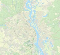OSM Thunderforest Outdoors карта Киев, Украина в хорошем качестве